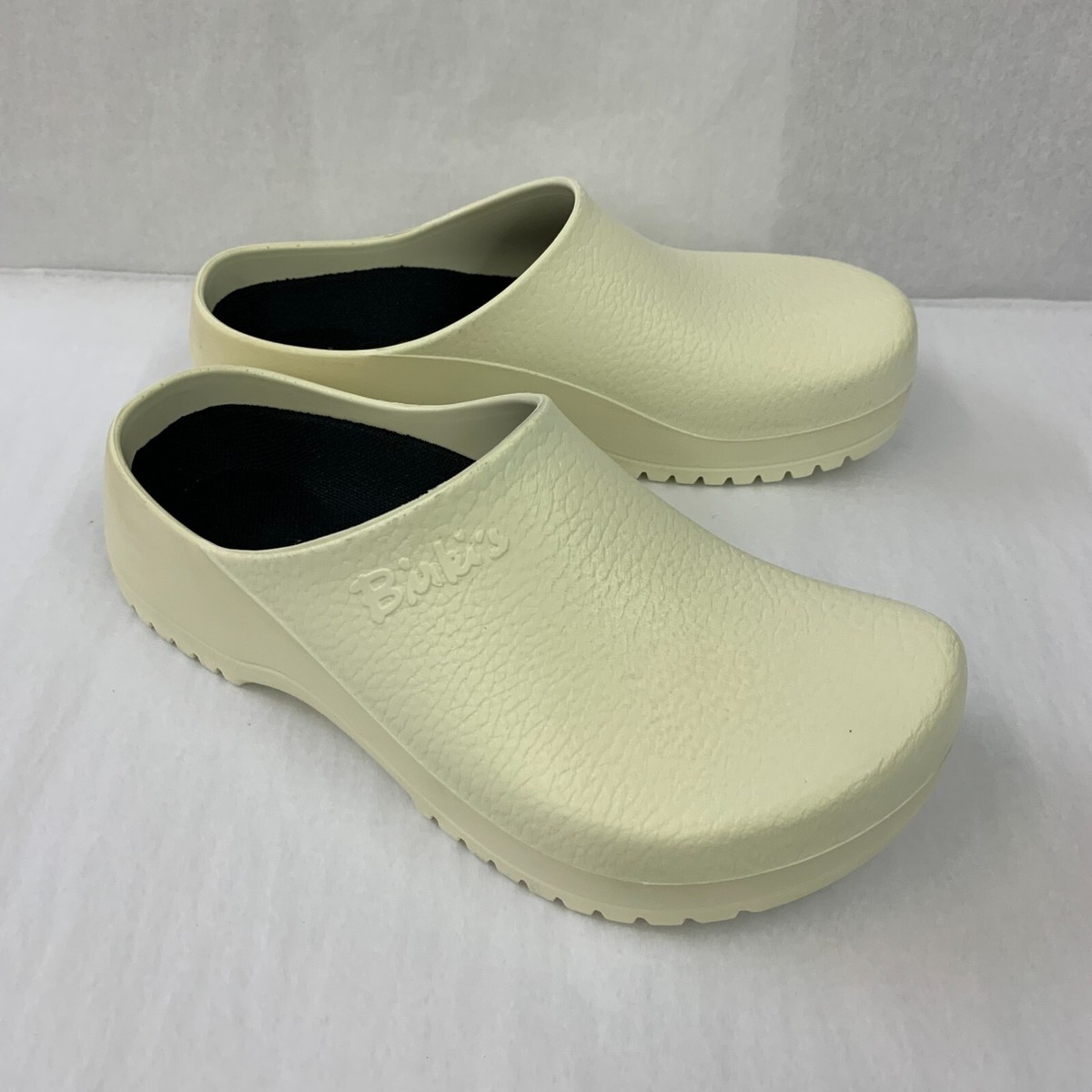 Birkenstock New w/o Box Super-Birki White Polyurethane Narrow