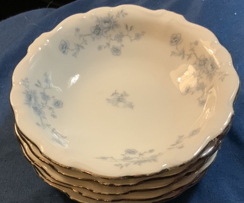 Johann Haviland Blue Garland 5” Fruit Dessert Berry Dipping Bowls - Set Of 5 - Picture 3 of 4