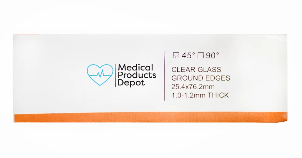 Microscopio esmerilado prelimpiado correderas, bordes de tierra y correderas de cubierta - Caja de 50 Foto 2 de 4