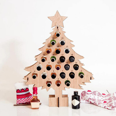 Christmas Tree Shaped Wine Bottle Rack Christmas Tree Alcohol Holders  Calendar- | eBay