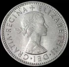 Photo of a 1956 Elizabeth II Shilling from an eBay listing that sold on May 30, 2026