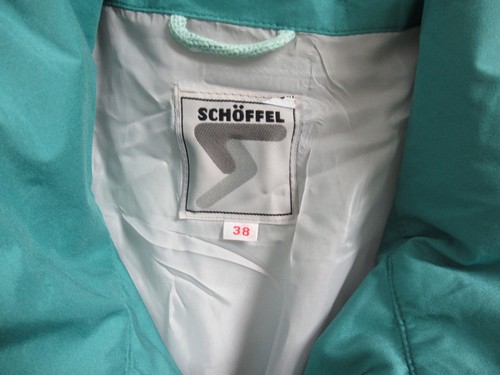 SCHÖFFEL Goretex Jacke Damen Regenjacke mit Kapuze Gr. 38 40 42 Türkis - Bild 8 von 14