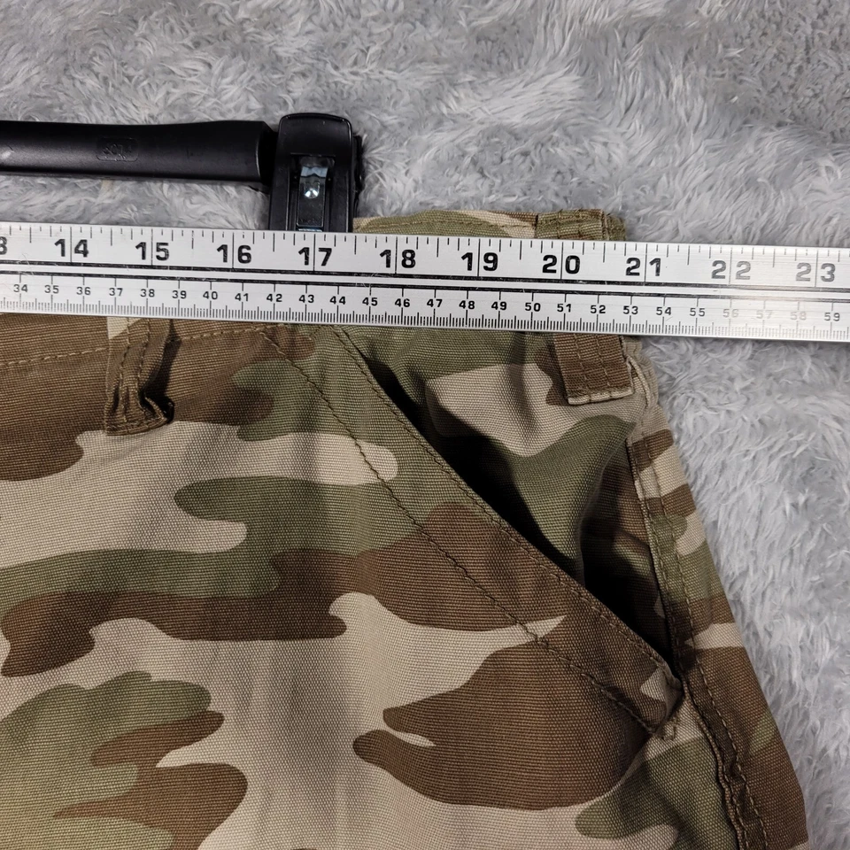 Pantalones Cortos Vanilla Star Para Mujer 2X Verde Bolsillo Carga Algodón 41x4 Foto 3 de 4