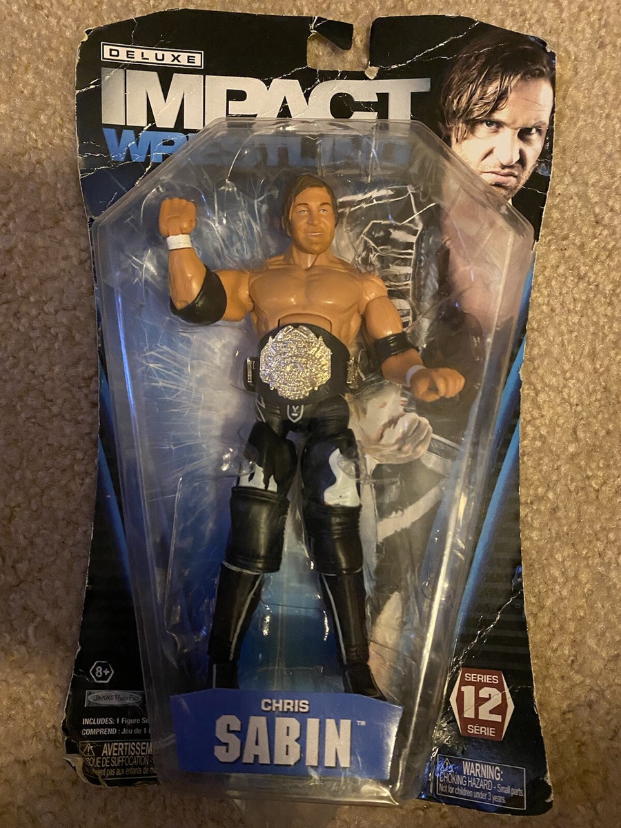 フィギュア Deluxe Impact Wrestling Chris Sabin Jakks Wrestling figure NEW