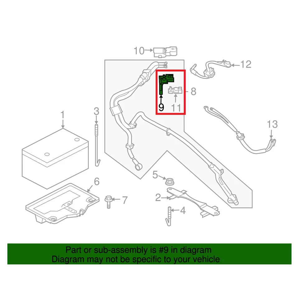 Positive Battery Cable Fuse Fusible Link For Nissan Titan 2004-15 Versa 2007-13/ - Imagem 4 de 4