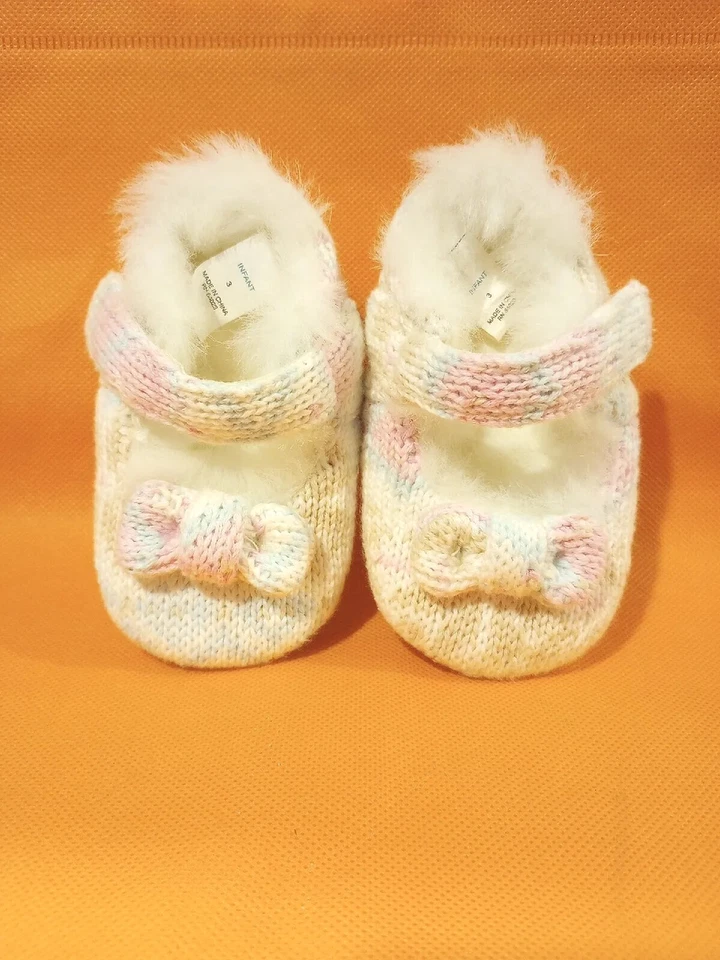 Bebé Gap Niñas 3-6 Meses Principiante Talla 3 Multicolor Imitación Piel Niñas Zapatos de Cuna Foto 2 de 4