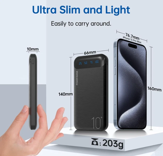 Power Bank for Heated Vest Jacket Scarf Pants USB Battery Pack Portable Charger*