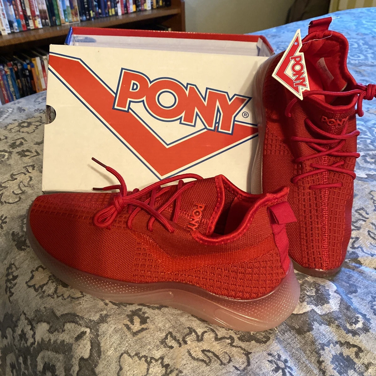 Red base sales shoes