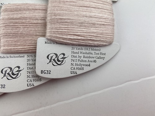 Rainbow Gallery Silk And Cream Thread BG32 Pink Thread Lot Of 3 Discontinued - Picture 3 of 4