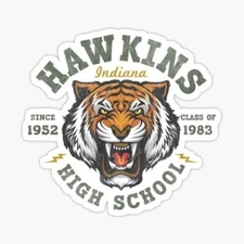 Stranger Things Hawkins High School Vinyl 3" Die Cut Sticker
