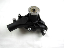 Small Block Chevy 327 350 383 Aluminum Long Water Pump Black K71003bk