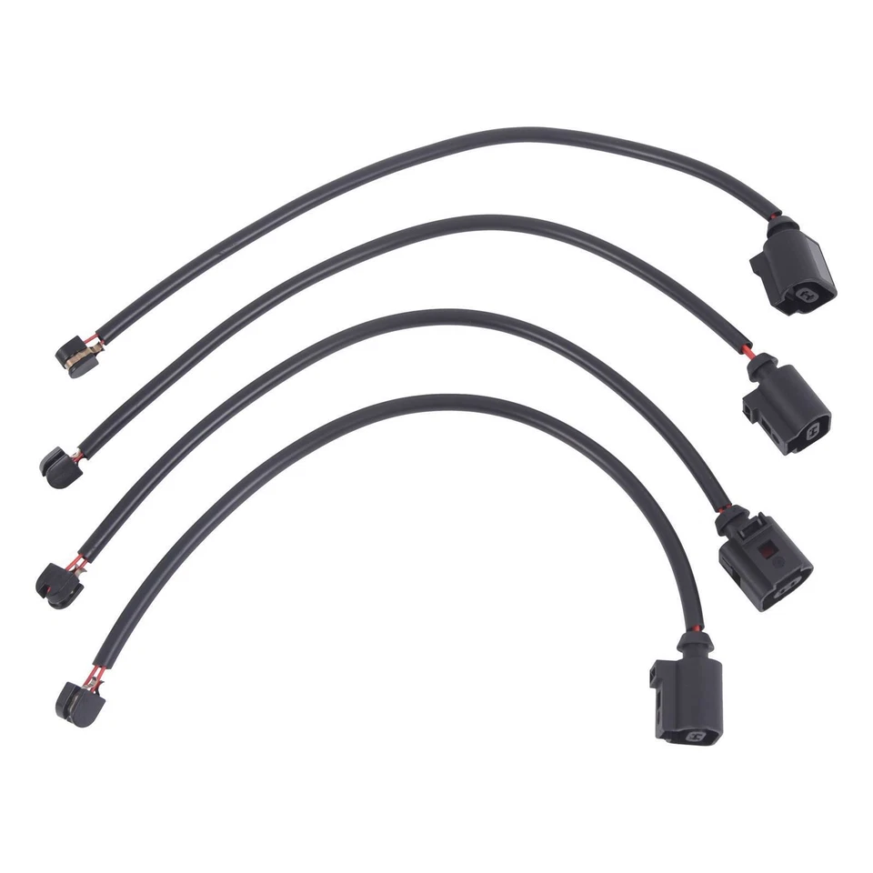 4Pcs Front LH + RH Brake Pad Wear Sensor Fits Volkswagen Touareg Porsche Cayenne - Image 2 of 4
