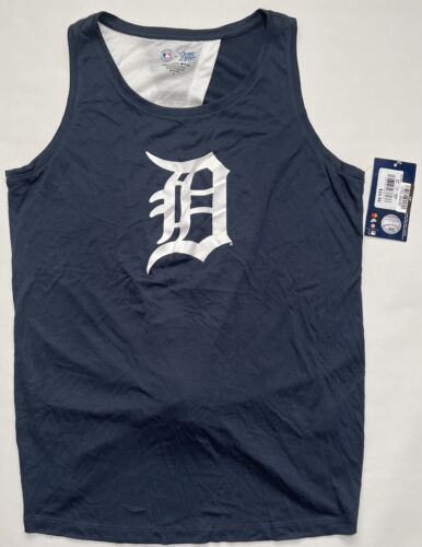 MLB Detroit Tigers Navy Tank Top Woman's Genuine Merchandise Size M