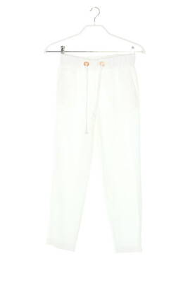 SISLEY Jogger Pants Drawstring XS off-white