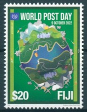 Fiji 2022 - $20.00 UPU World Post Day - MNH