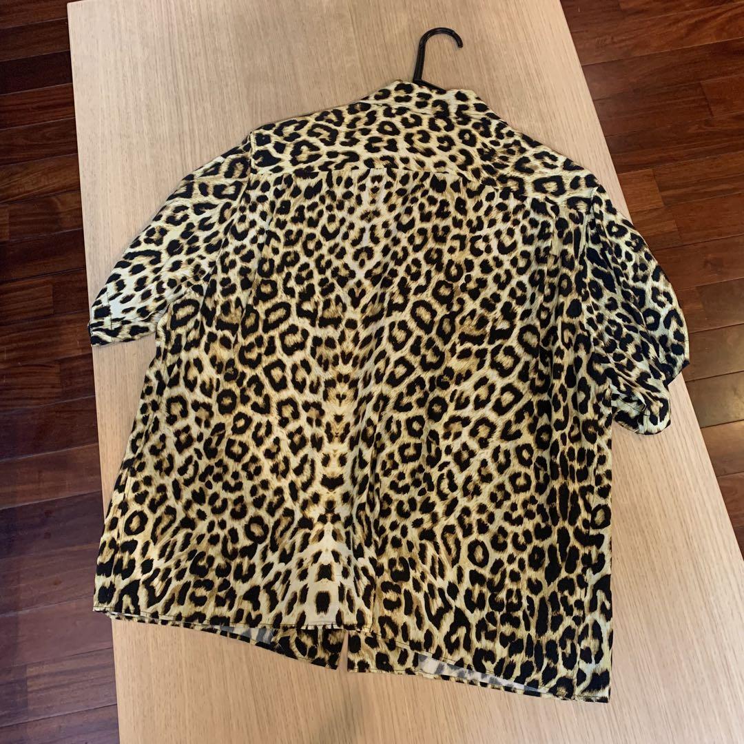 Authentic Celine Vintage Men's Leopard Print Shirt Blouse