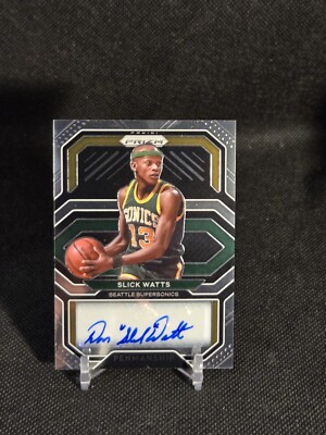 Slick Watts 2020-21 Prizm Auto Card Penmanship PE-SLW