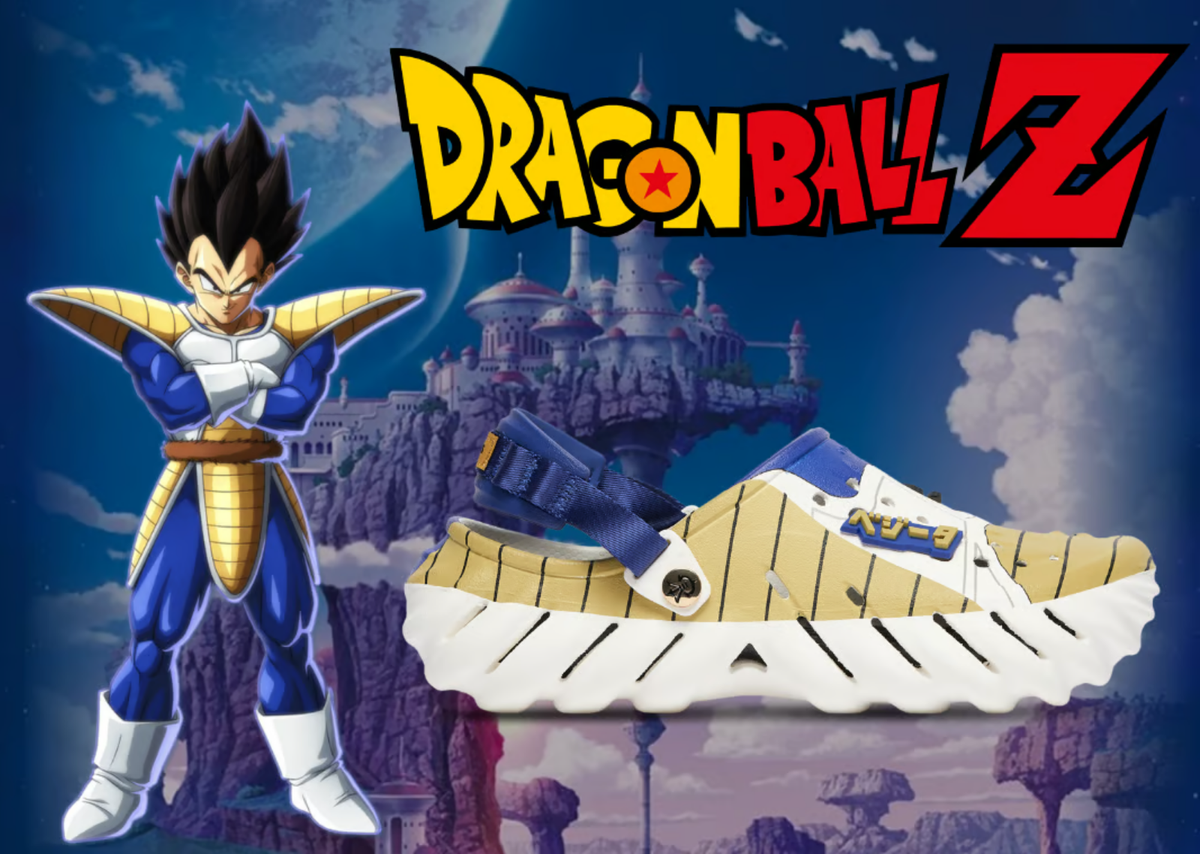 Crocs Dragon Ball Z Vegeta Mens Size 4-13 Womens Size 6-12