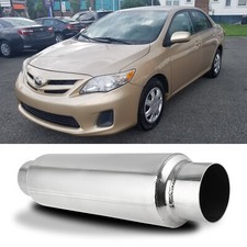 For 2009-2018 Toyota Corolla 1.8L L4 2.5" Inlet/Outlet Muffler Exhaust Resonator