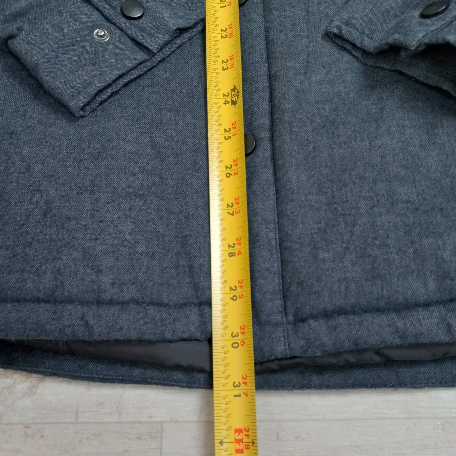 Rugged Elements Jacket Shacket Mens Medium Gray O… - image 10