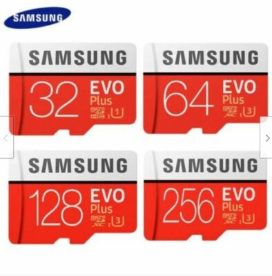 Neu Samsung 128GB Micro SD SDXC U3 Class 10 Speicherkarte Evo Plus 100MB/S Original