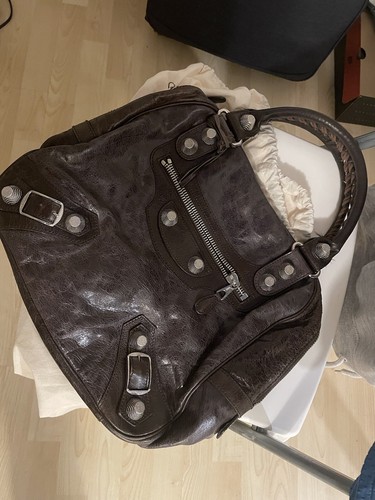 Balenciaga Brown 21 Giant Hardware Leather Bag - Picture 2 of 15