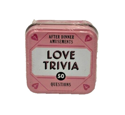 After Dinner Amusements: Love Trivia - Kartenspiel - Englisch - Neu OVP 2.Wahl#