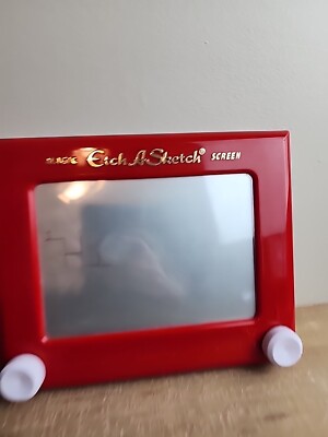 Etch A Sketch Magic Screen Red Frame Working 2016 Spin
