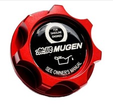 Engine Red Oil Cap For Honda 97-01 Prelude H22 Vtec Sir Si Dohc Mugen Silver