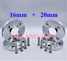 KIT 4 DISTANZIALI RUOTA 16+20mm FORD (4 FORI) FOCUS - MONDEO + COLONNETTE