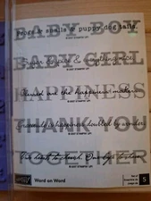 NEW Stampin’ Up!  Word On Word Set of 5 Rubber Stamps Unmounted