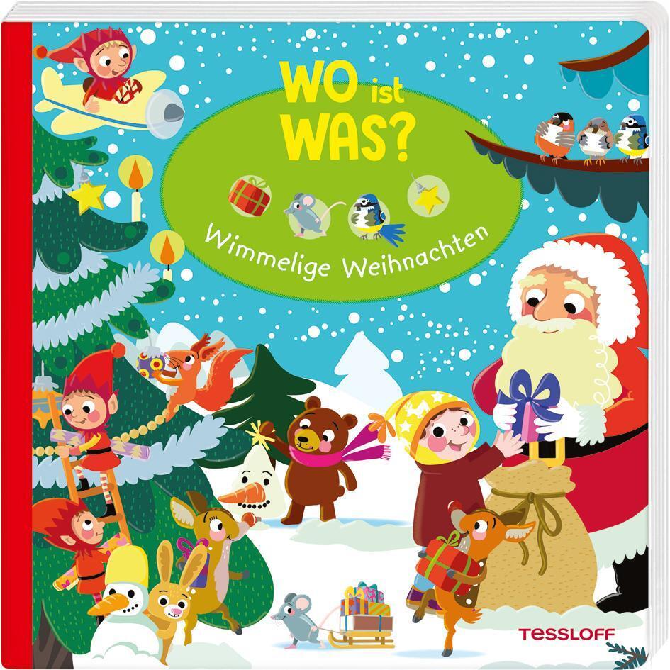Thumbnail - Wo Ist Was? Wimmelige Weihnachten. Pappebuch Für Kinder Ab 2 Jahren |