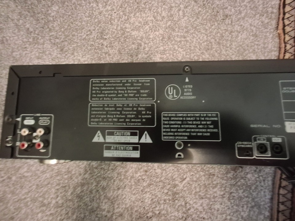 Pioneer ELITE CTW59 Dual Cassette Deck eBay