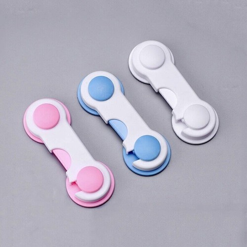 Child Toddler Baby Cupboard Cabinet Safety Locks Proof Door Drawer Fridge Kids!