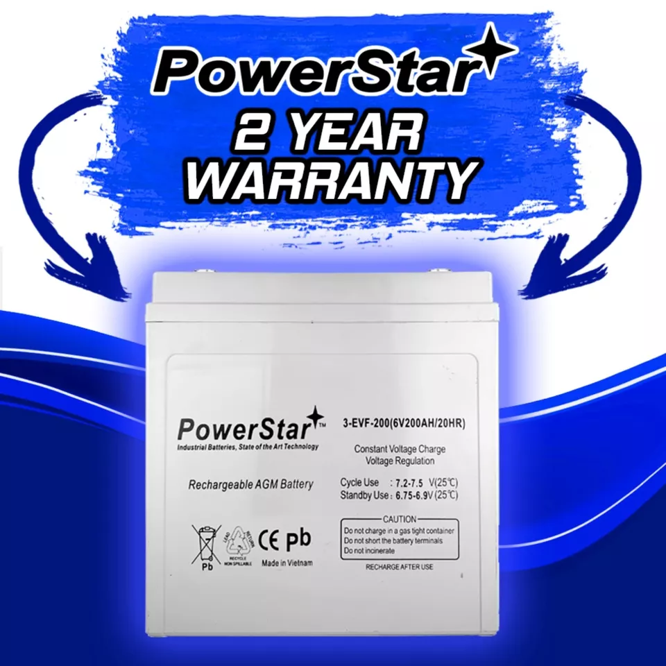 Sealed Replacement For T-105 6 Volt Golf Cart Battery RV Marine Solar Deep Cycle - Image 2 of 4