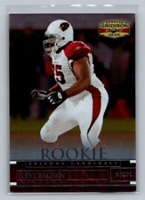 2007 Donruss Gridiron Gear #166 Levi Brown Foil Rookie Card RC /599 Cardinals. rookie card picture