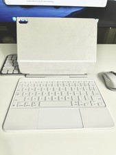 Newest Version Magic Keyboard for iPad Air 11-inch M1/M2/M3 - White