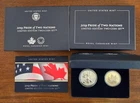 2019 W PRIDE OF TWO NATIONS SET Enhanced Reverse Proof Silver Eagle & Maple Leaf