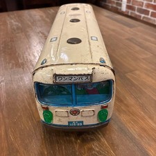 Ichiko One-Man Bus Tin Toy Showa Vintage 1960s Japan