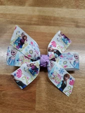 Cute Frozen Bow Anna and Elsa Bow