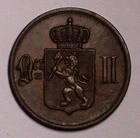 1899 Norway 5 Øre Oscar II KM# 349 EF/gEF