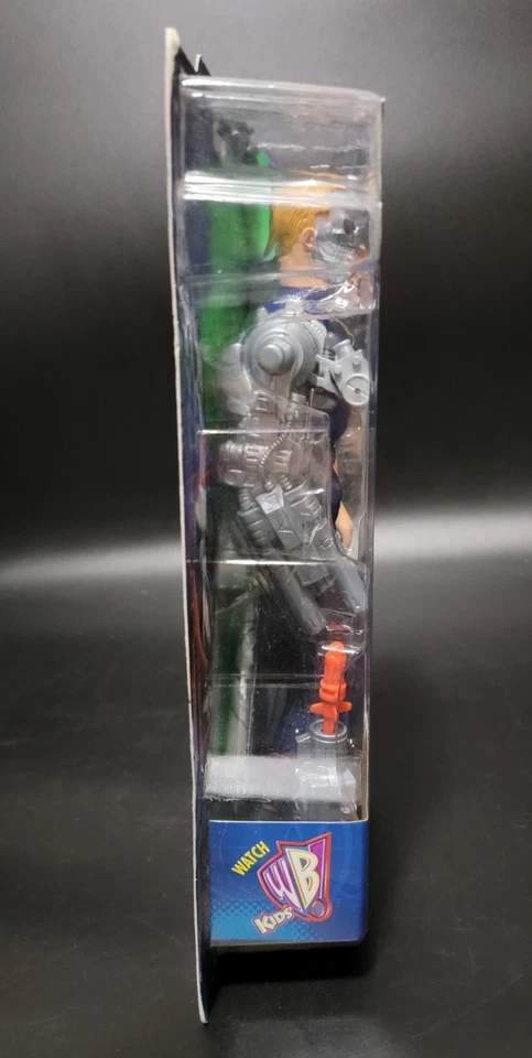 Экшн-фигурка Max Steel Psycho с бластером Attack Mattel 2001 как новая в коробке все еще запечатанная - Изображение 4 из 4