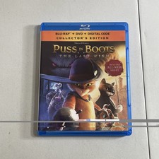 Puss in Boots: The Last Wish Blu-ray/DVD, 2022, 2-Disc Collector's Edition 