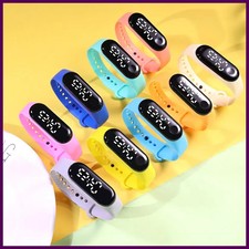 Sports Digital Children Watches Women Sport Wristband Bracelet Touch LED