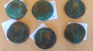 Lot de Sesterces Trajan Hadrien Domitien