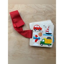 Petit Collage Wooden Baby Board Book Transportation Cars Boats Planes Toy Book
