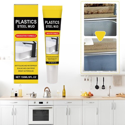 Waterproof Sealant Kitchen Bathroom Plastic Steel Putty Quick-drying Durable - Picture 5 of 12