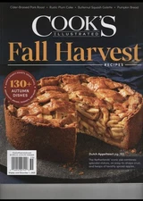 COOK'S ILLUSTRATED FALL HARVEST RECIPES MAGAZINE 2025