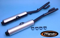 Suzuki 1100 Gsxf 1988-1997 Paar Auspuff EndschalldäMpfer Marving 01S2112