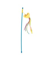 Duvoplus Spielangel Love Mit PlüSchherz & GlöCkchen Katzenspielzeug 53Cm, Gelb